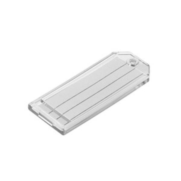 Clear Tags, Plastic