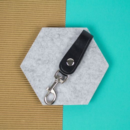 Picture of Leather Belt Hook with Bolt Snap