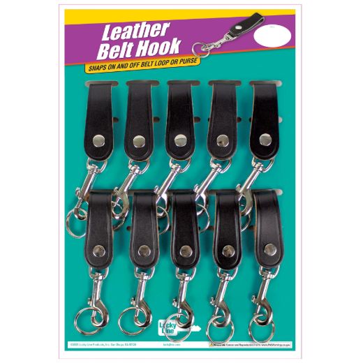 Picture of Leather Belt Hook with Bolt Snap