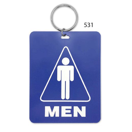 Picture of Restroom Tag with Ring