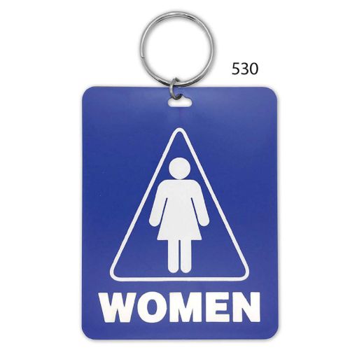 Picture of Restroom Tag with Ring