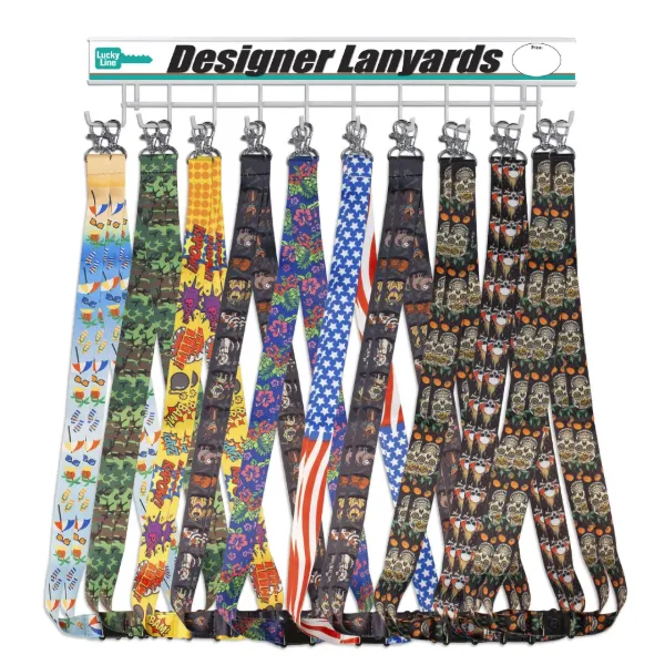 Picture of Designer Lanyards Wall Display