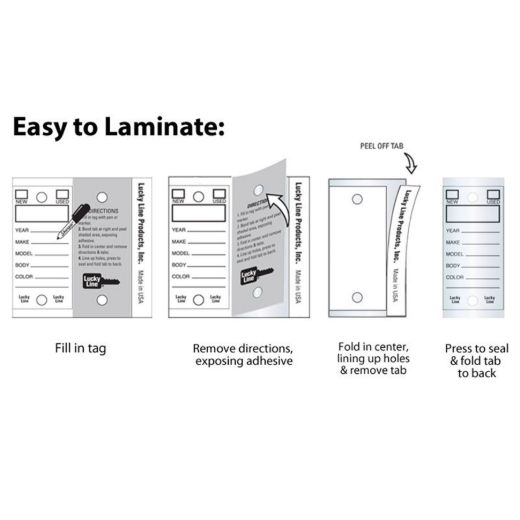 Picture of Self Laminating Stock Tag