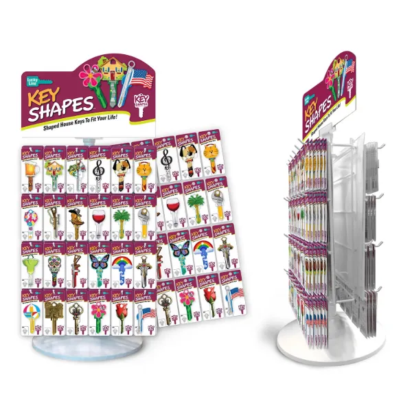 Picture of Key Shapes™ 2-Panel Revolving Display