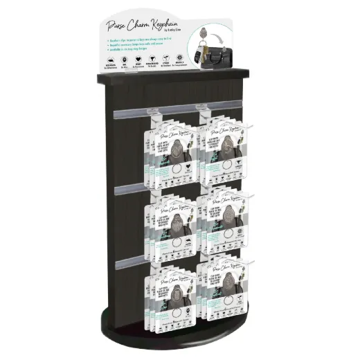 Picture of Purse Charm Keychains Display
