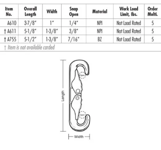 Double-Ended Cap Snaps