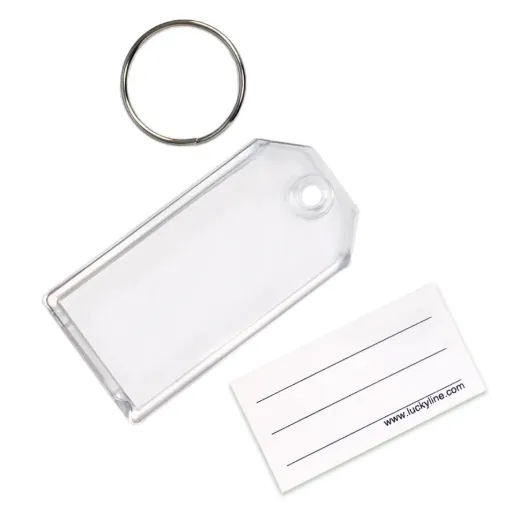 Custom Imprinted Extra Strength Key Tag with Split Ring