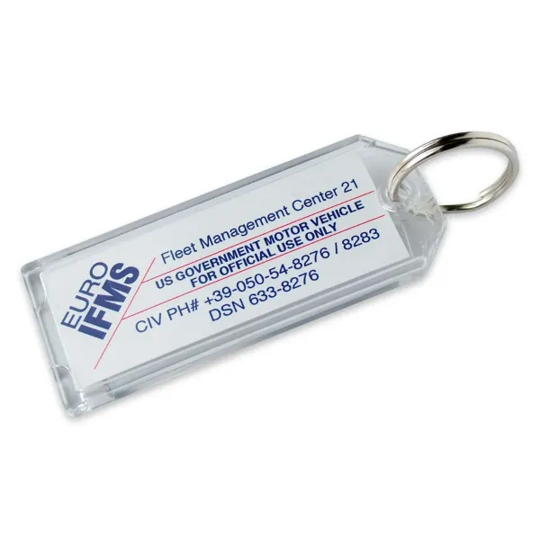 Custom Imprinted Large Key Tag