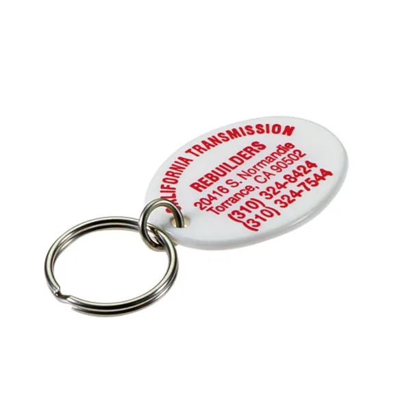Custom Imprinted Oval Key Fob