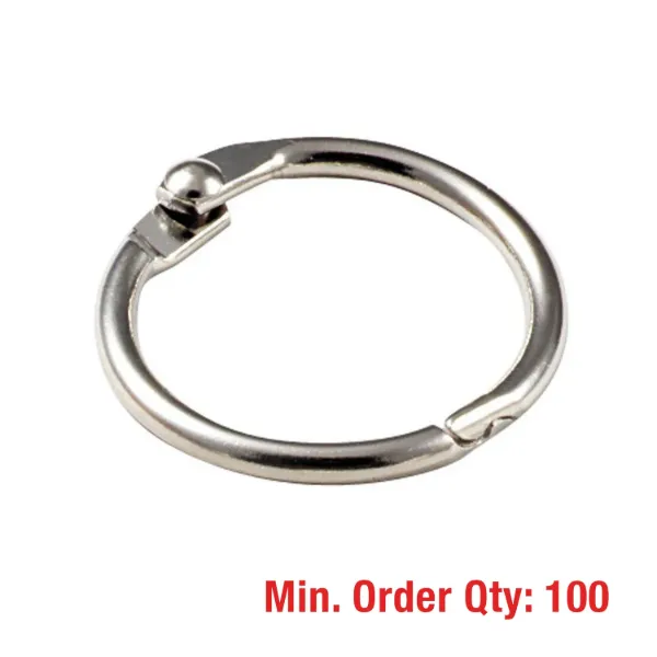 Bulk Non-Packaged Metal Binder Rings