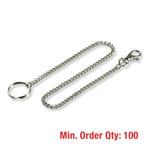 Bulk Non-Packaged 18 In Pocket Chain w/ Trigger Snap