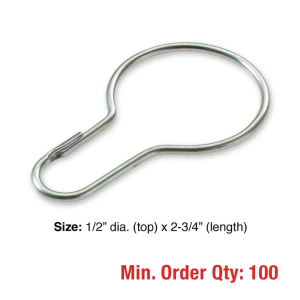Bulk Non-Packaged Hook Key Ring