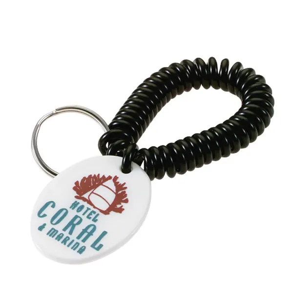 Custom Imprinted Wrist Coil & Fob