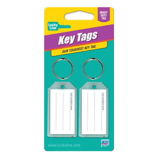Key Tag with Flap & Split Ring
