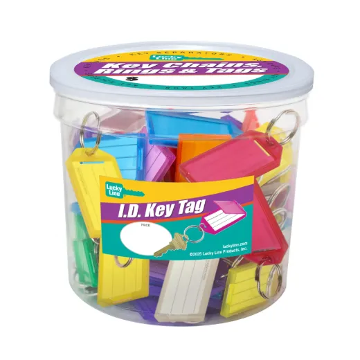 Key Tag with Flap & Split Ring