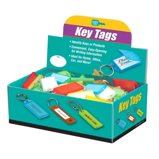 Key Tag with Flap & Split Ring