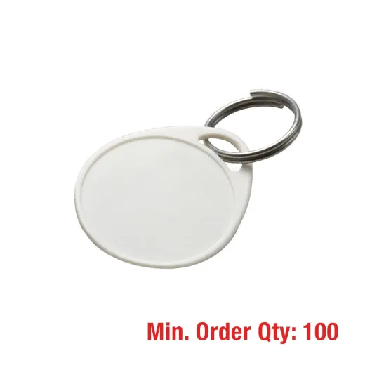 Bulk Non-Packaged Round Label-It Plastic Tag w/ Ring