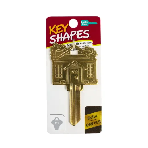 Brass House Key | Key Shapes™