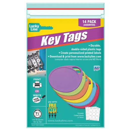 Round Label-It™ Plastic Tags