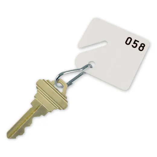 Square Slotted Cabinet Tags