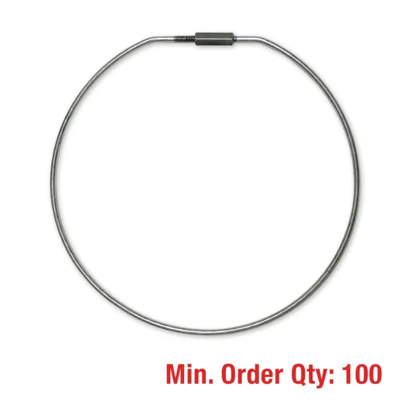 Bulk Non-Packaged Nickel-Plated Tempered Steel Rings