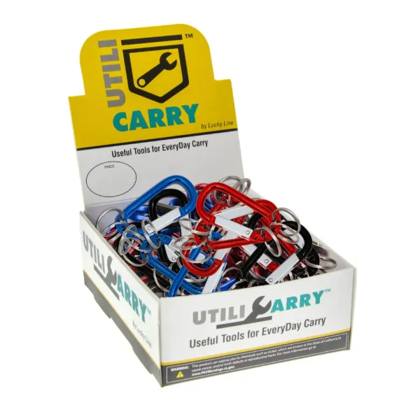 UTILICARRY 3-RING C-CLIP DISP  ASST 15/BX
