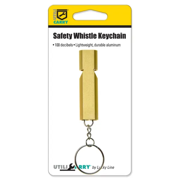 SAFETY WHISTLE KEYCHAIN ASST. 1/CD