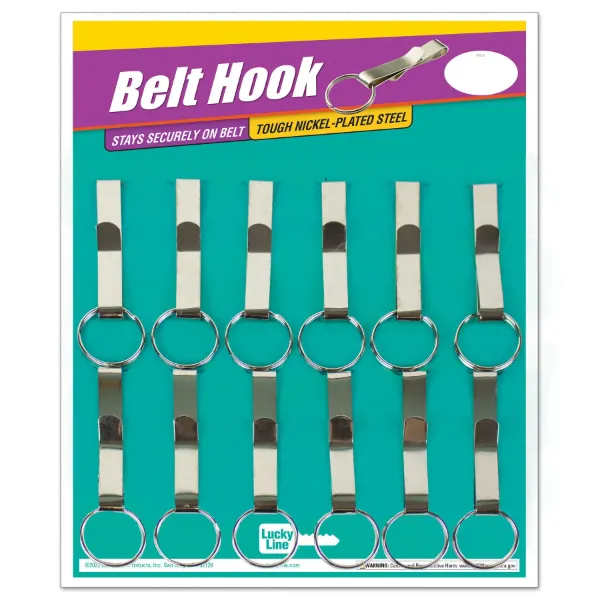 CLIP ON BELT HOOK  12ea/CD