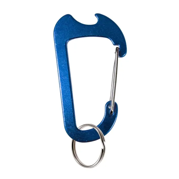 BOTTLE OPENER C-CLIP  ALUMINUM  BLUE  10/PK