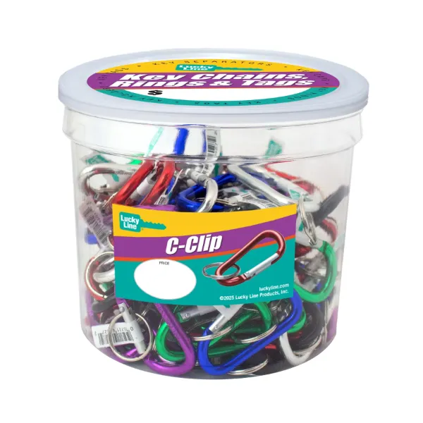 SM C-CLIP  ALUMINUM  ASST  75/JR