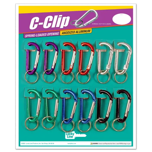 LG C-CLIP  ALUMINUM  ASST  12ea/CD