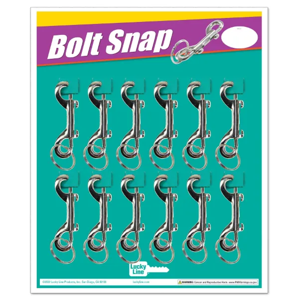 DOUBLE BOLT SNAP W/SKR  12ea/CD