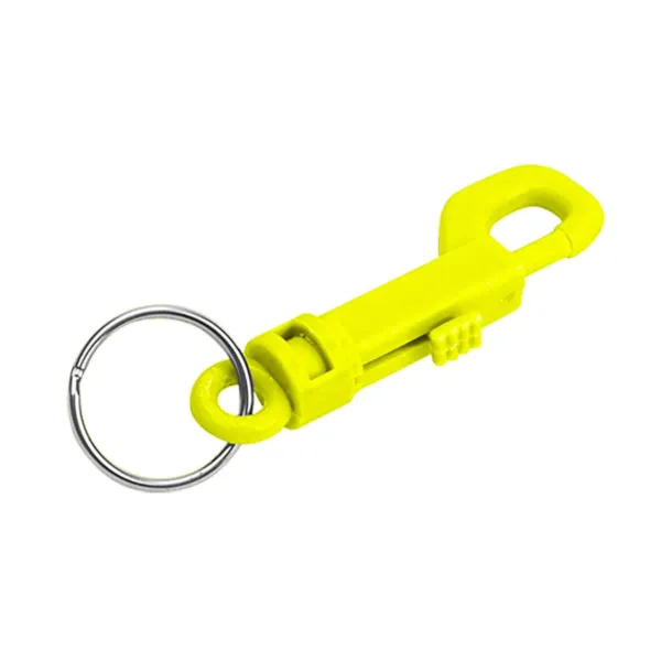 PLASTIC KEY CLP  N YELLOW  25/PK
