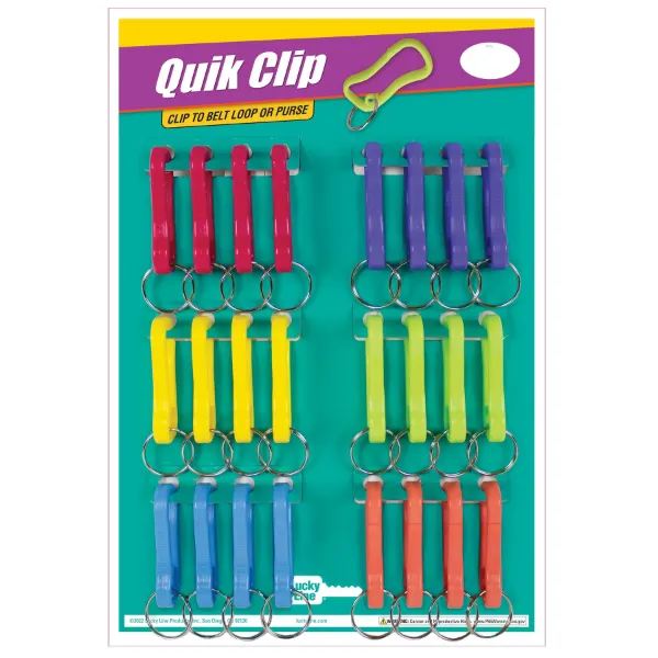 QUIK CLIP  1  SKR  ASST  24/CD