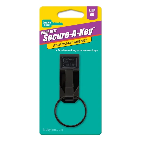 WIDE BELT SECURE-A-KEY  W/RING