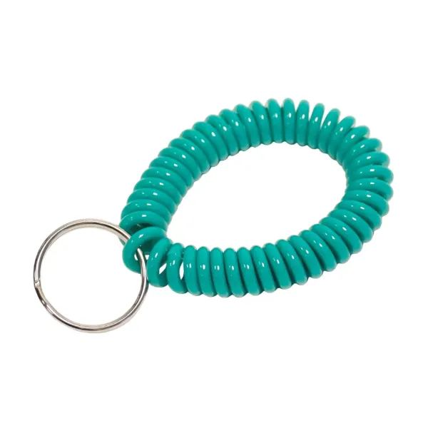 WRIST COIL W/RING  TEAL  10/PK