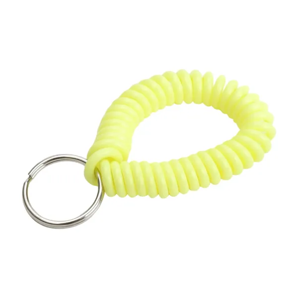 WRIST COIL W/RING  N YLW  10/PK