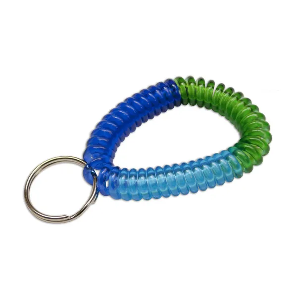 WRIST COIL W/RING - BLU,DK BLU,GREEN