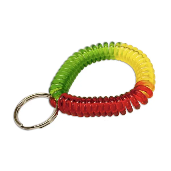 WRIST COIL W/RING  RED,YELLOW,GREEN  10/PK