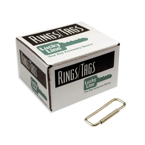 SPRING SLEEVE KEY RING  100/BX