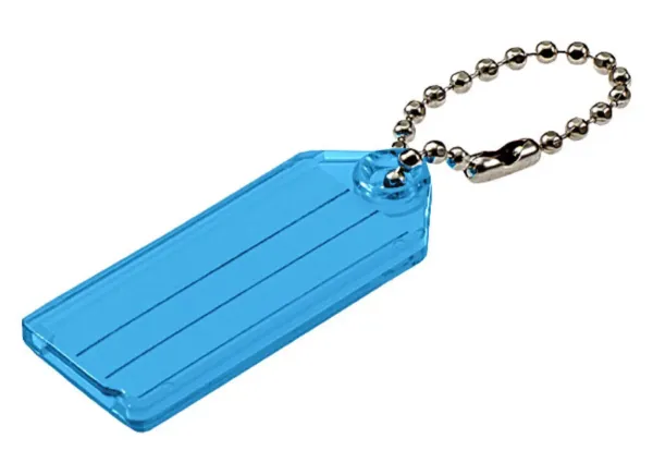 ID TAG W/B CHAIN  BLUE  100/BX