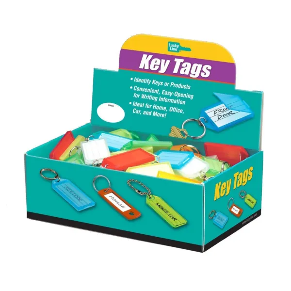 ID TAG W/SKR  ASST  100/BX
