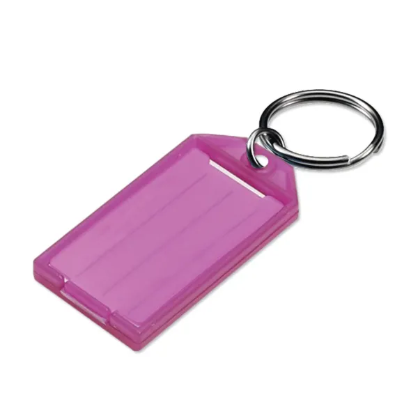 ID TAG W/SKR  MAGENTA  10/PK