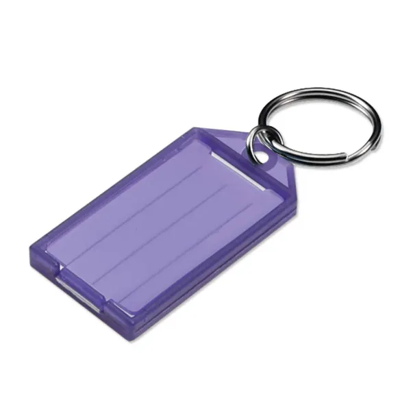 ID TAG W/SKR  PURPLE  10/PK
