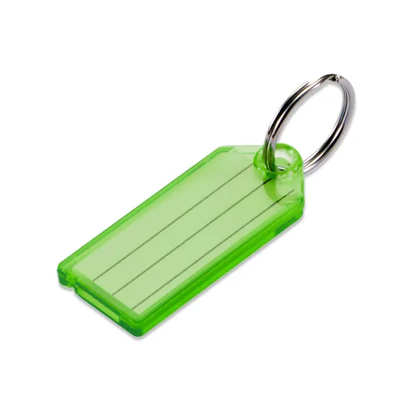 ID TAG W/SKR  GREEN  100/BX