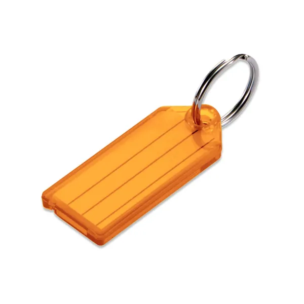 ID TAG W/SKR  ORANGE  100/BX