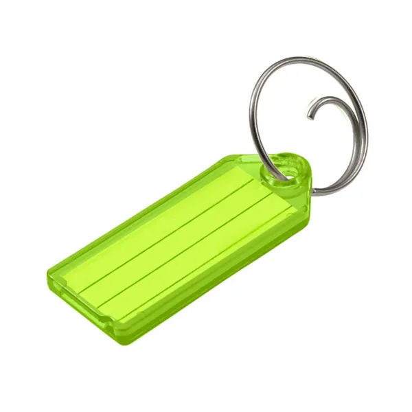 ID TAG W/TANG  GREEN  100/BX