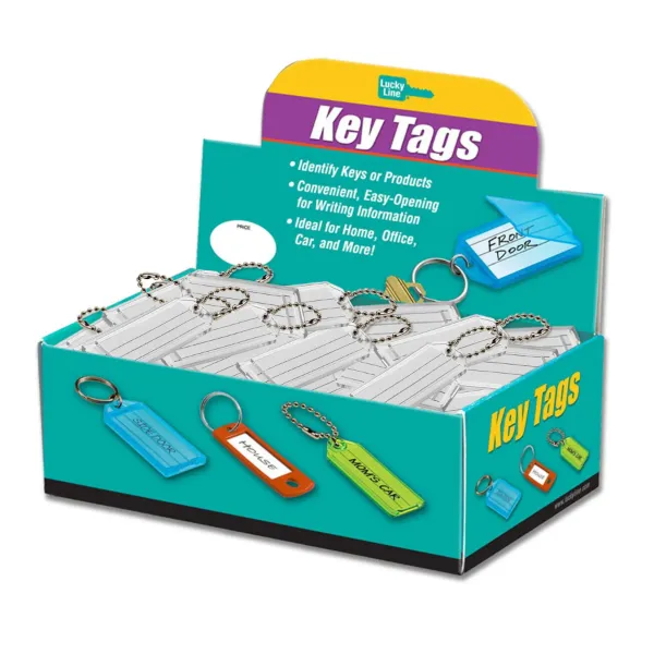 LARGE ID TAG W/WHITE INSERT  50/BX