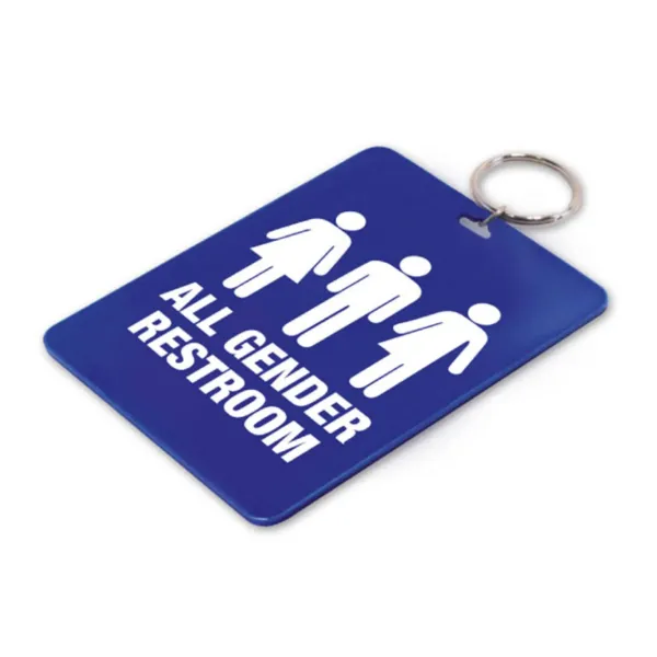 ALL GENDER RESTRM TAG W/RING  10/PK