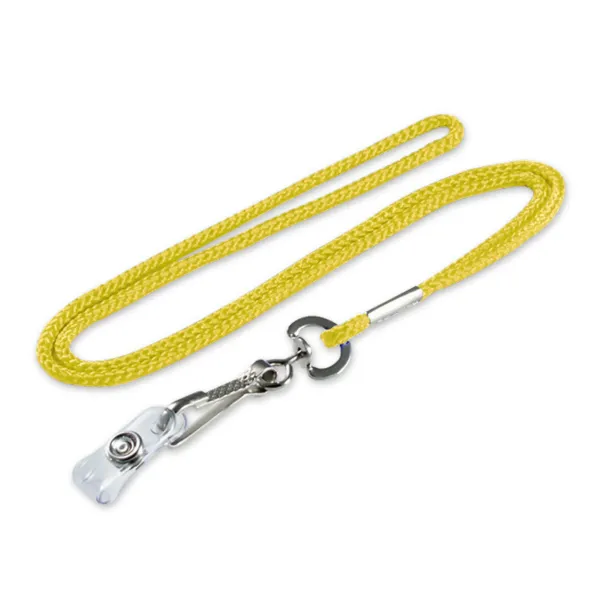 LANYARD W/BADGE HLR  YELLW  10PK